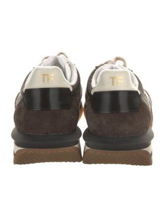 Tom Ford Suede Printed Sneakers