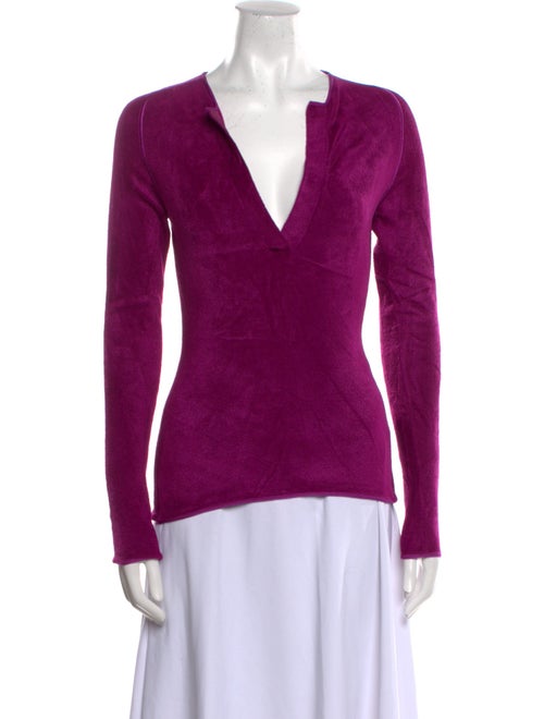 Tom Ford V-Neck Long Sleeve Top