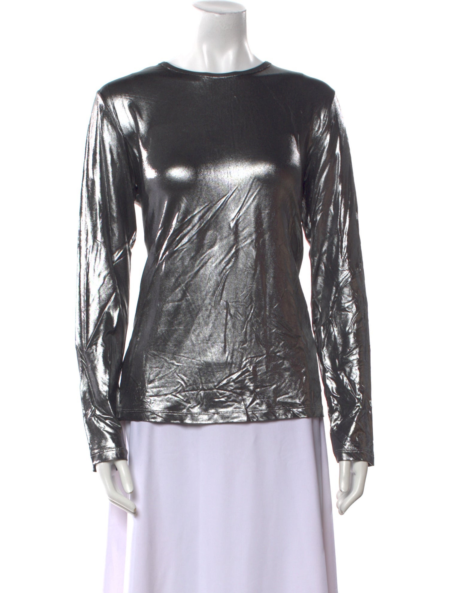 Tom Ford Bateau Neckline Long Sleeve Blouse