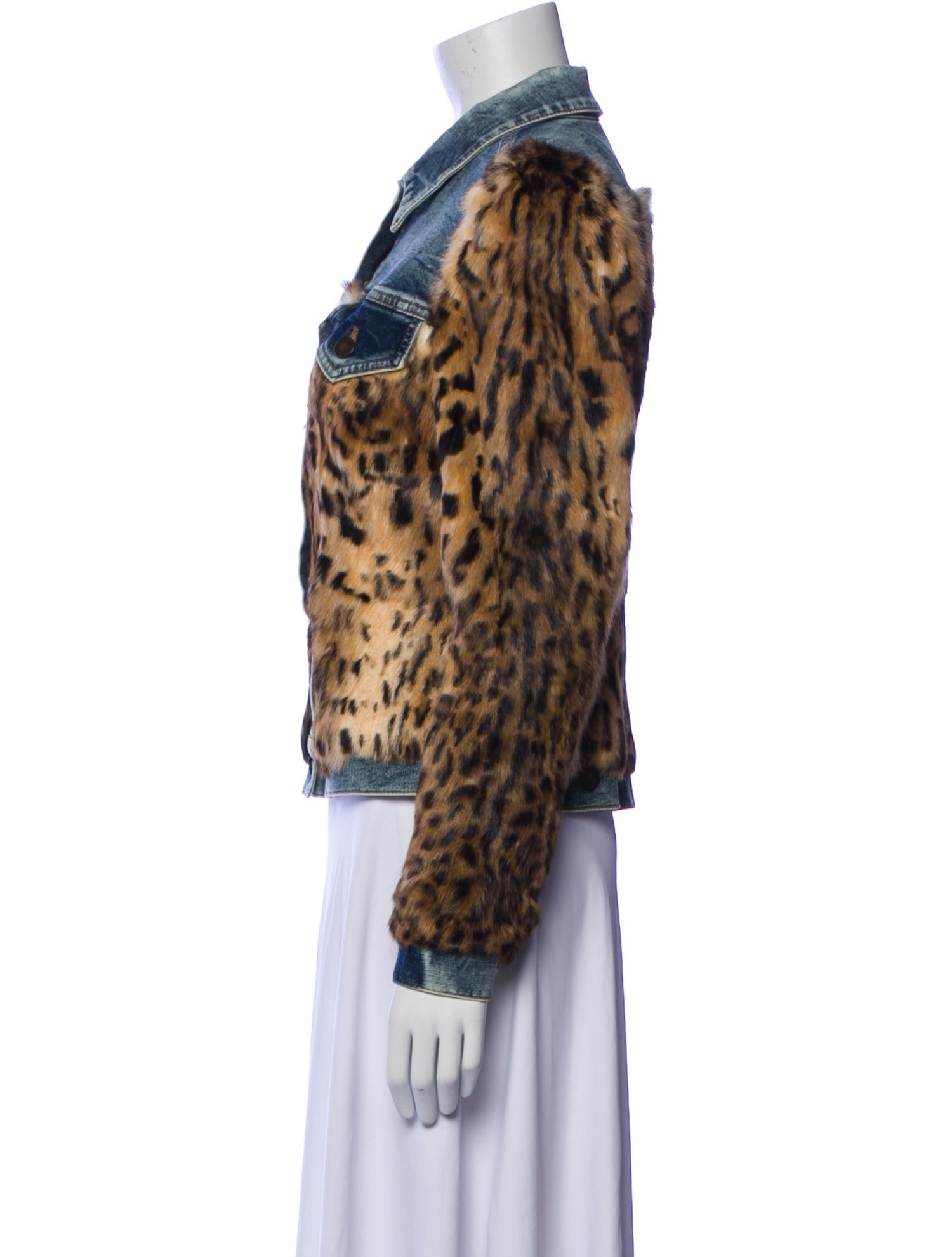 Tom Ford Animal Print Fur Jacket