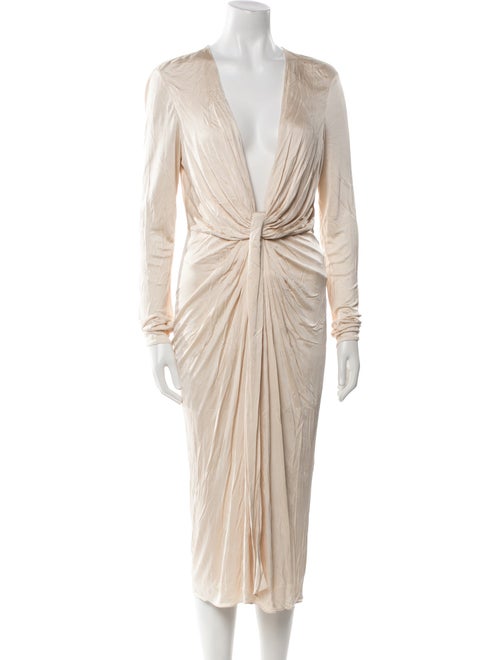 Tom Ford V-Neck Midi Length Dress