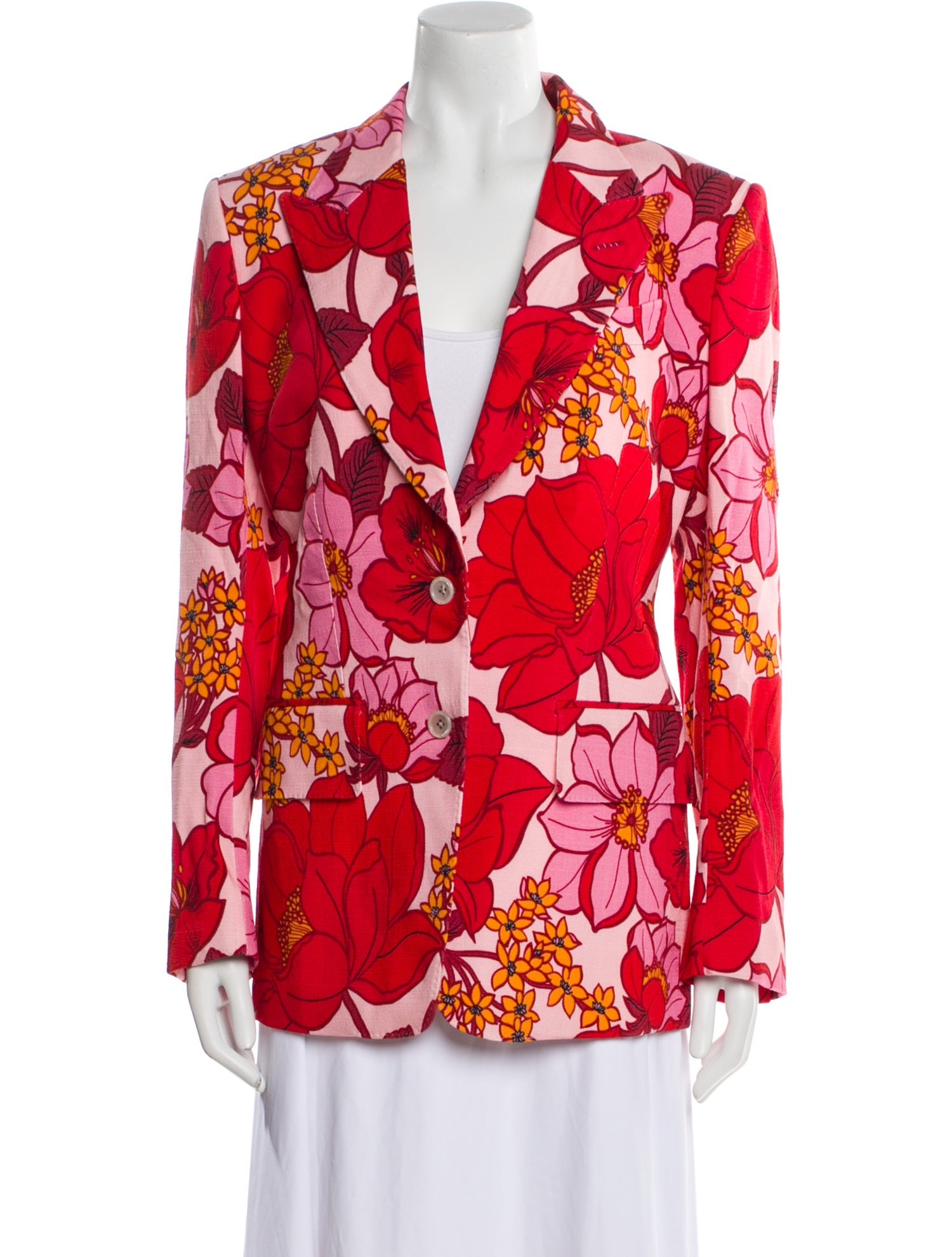 Tom Ford Floral Print Blazer w/ Tags