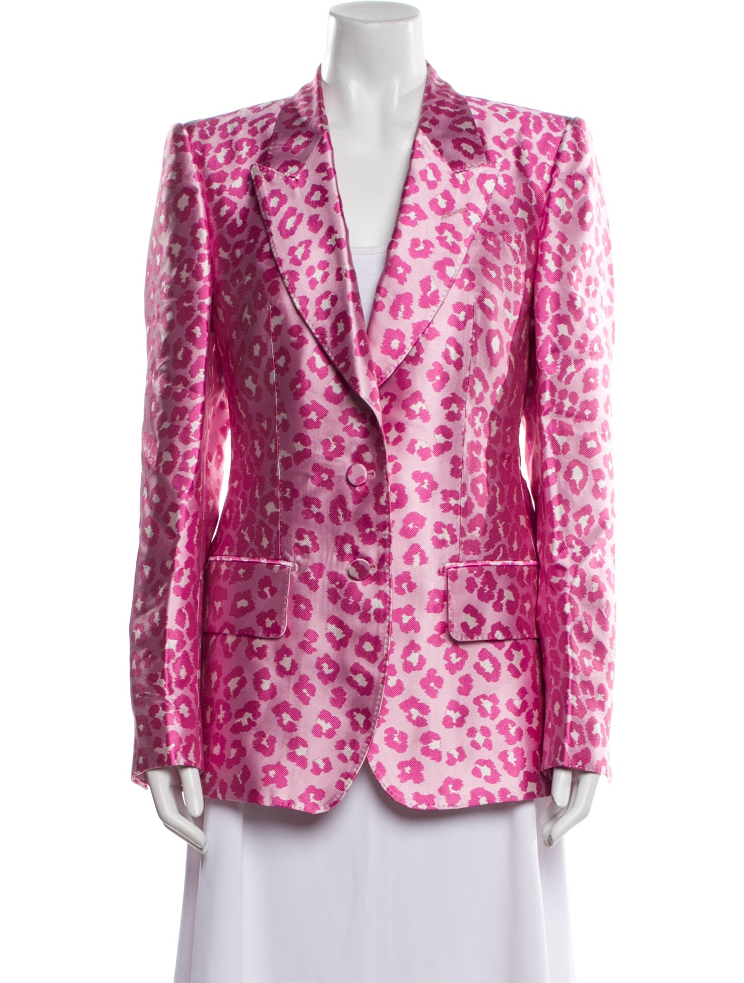 Tom Ford Jacquard Animal Print Blazer