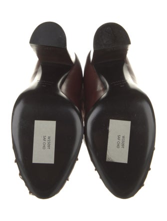 Tom Ford Leather Fringe Trim Accent Lace-Up Boots