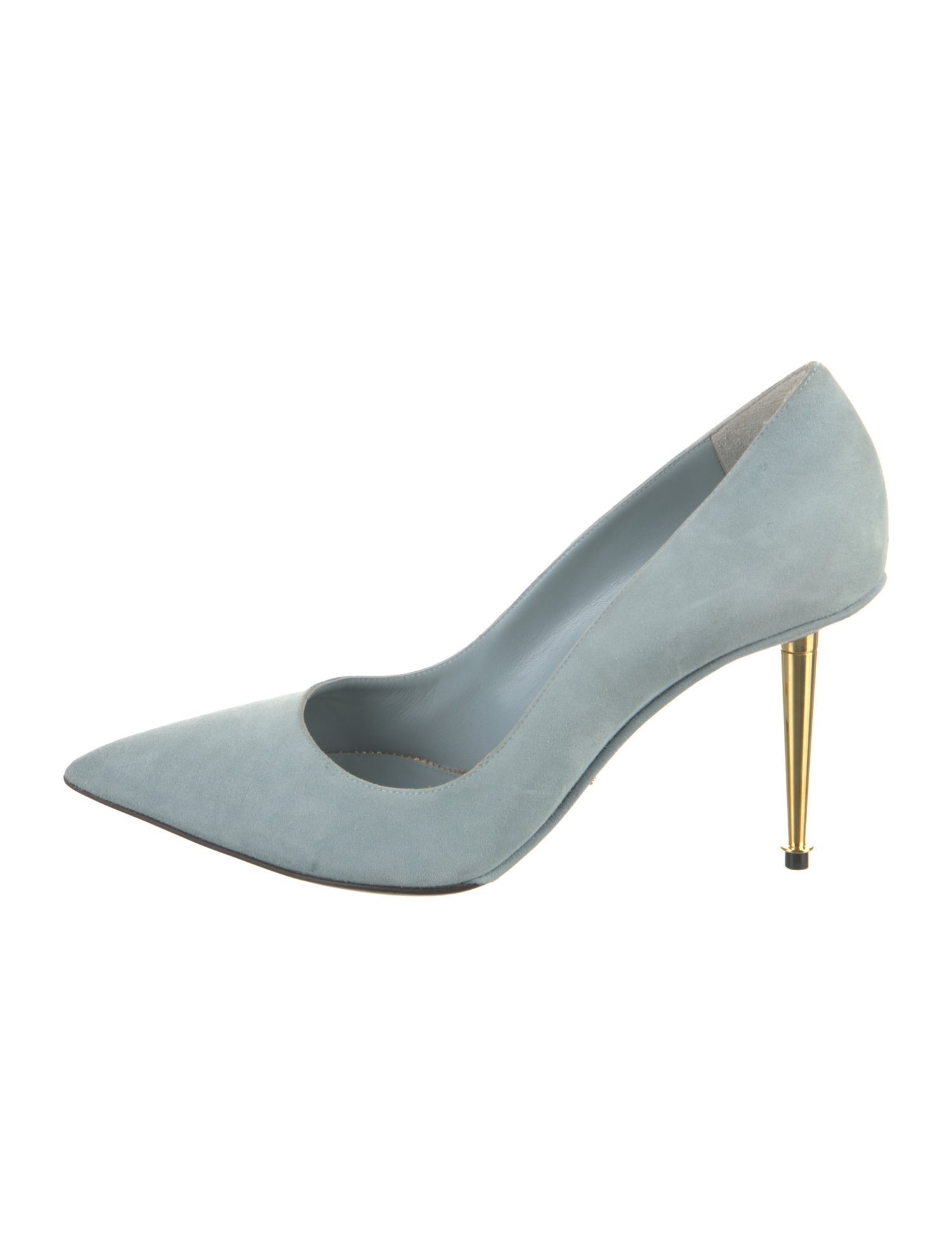 Tom Ford Suede Leather Trim Embellishment Pumps