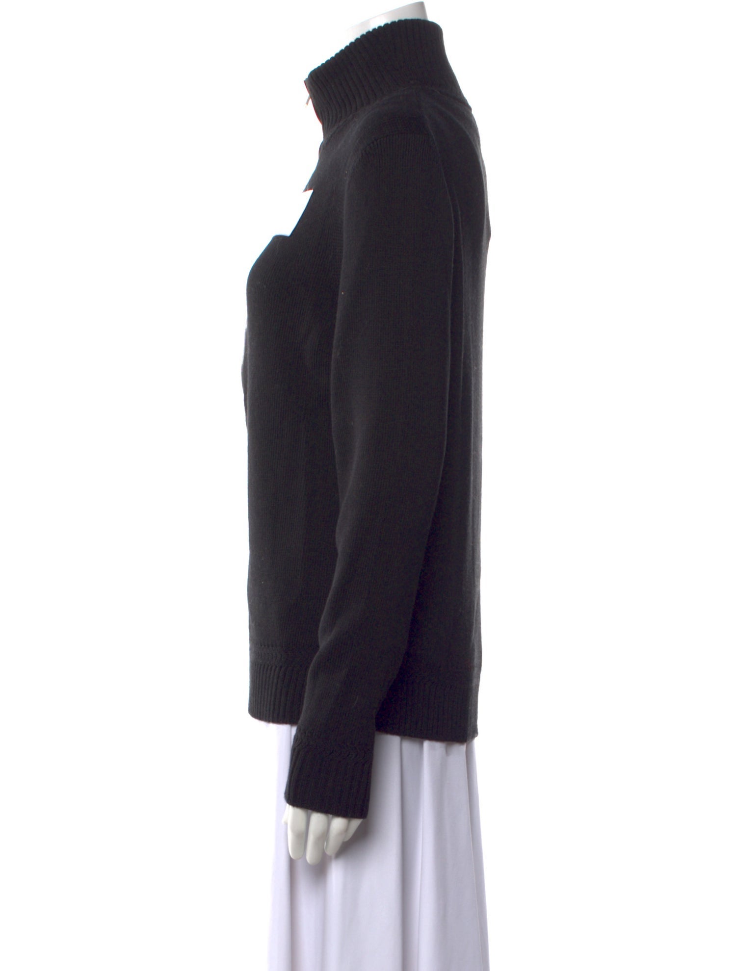 Tom Ford Virgin Wool Mock Neck Sweatshirt