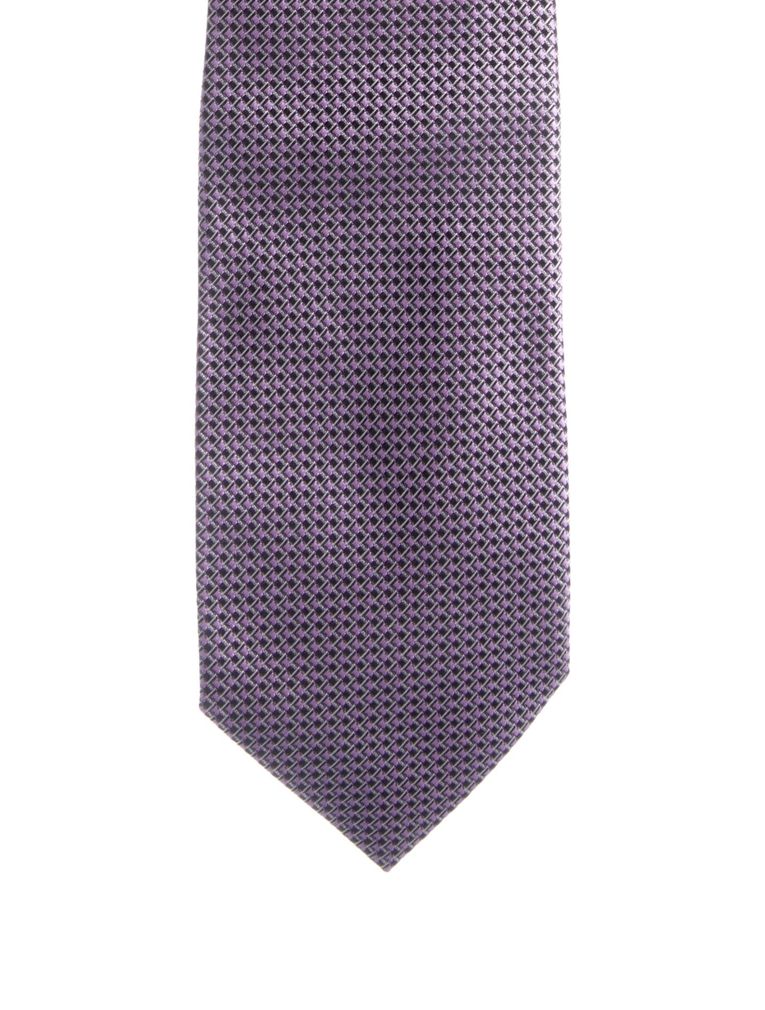 Tom Ford Purple Pattern Print Tie
