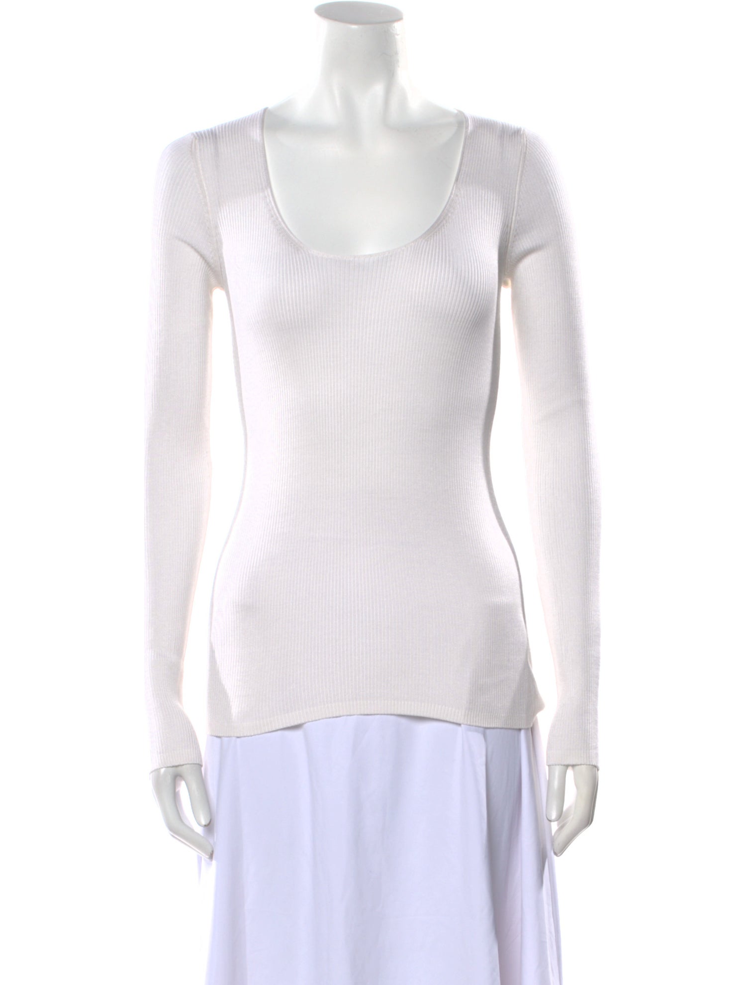 Tom Ford Scoop Neck Long Sleeve Top