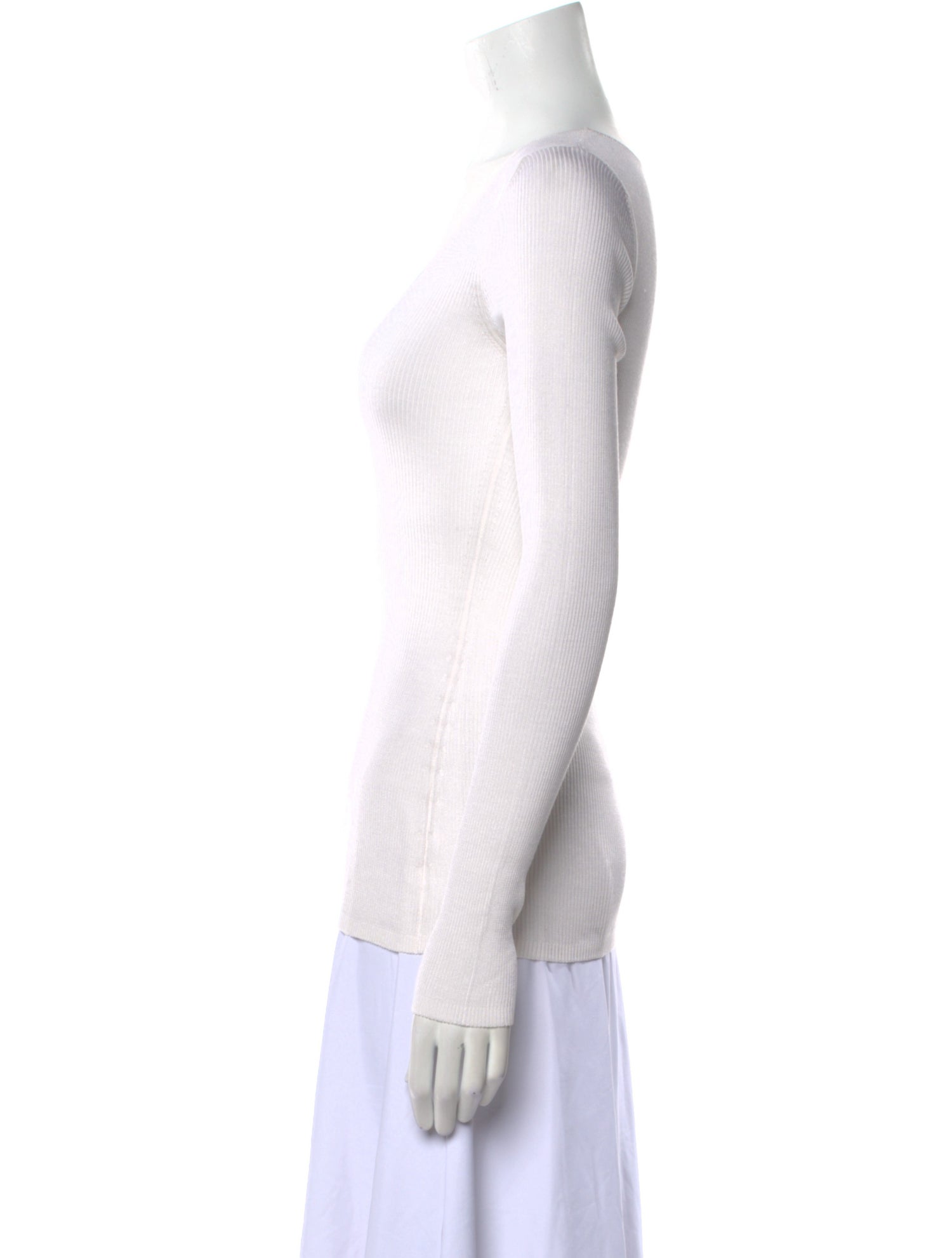 Tom Ford Scoop Neck Long Sleeve Top