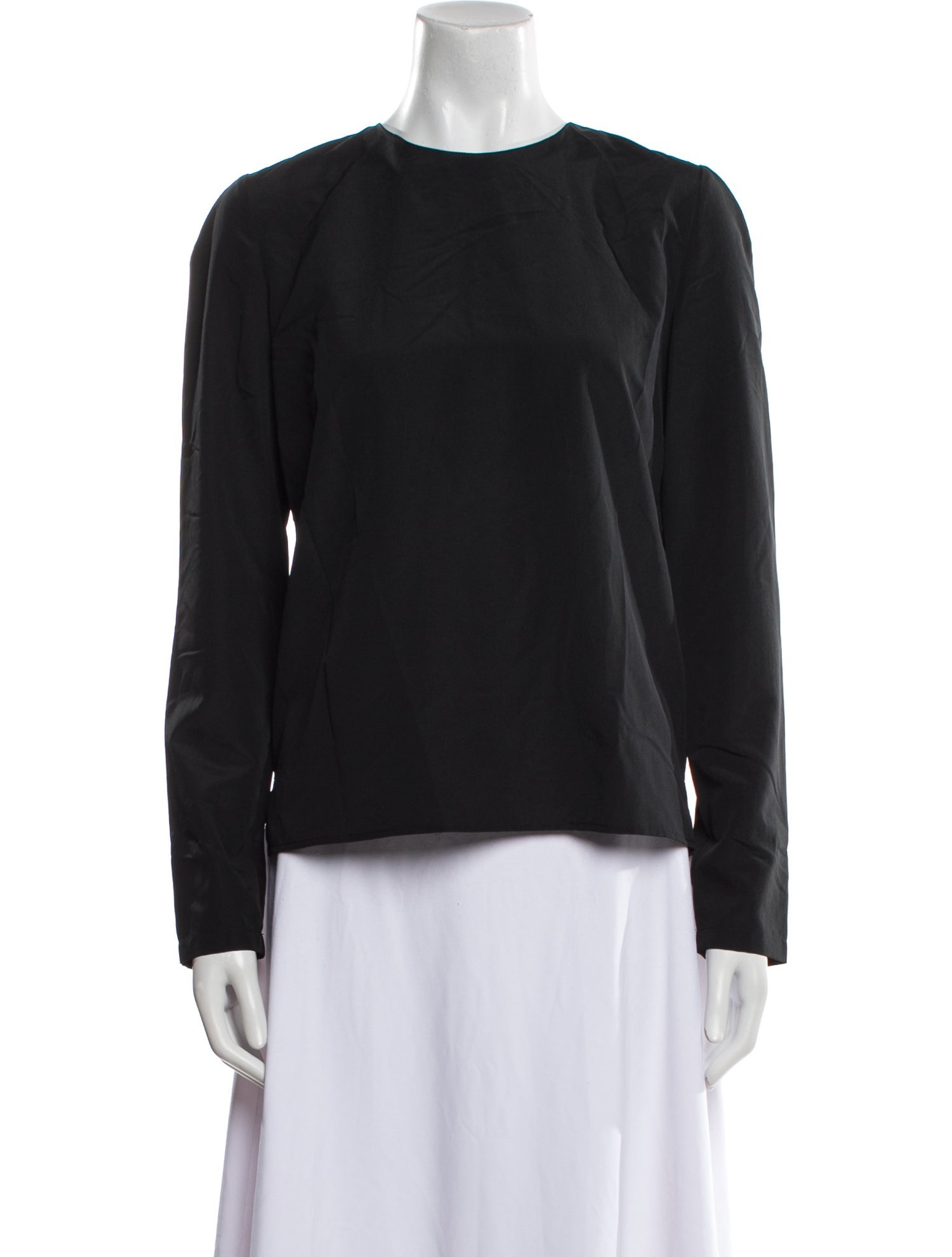 Tom Ford Crew Neck Long Sleeve Blouse