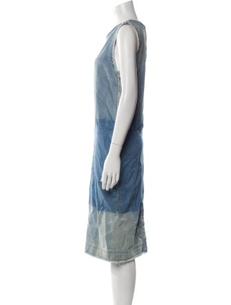 Tom Ford Scoop Neck Midi Length Dress