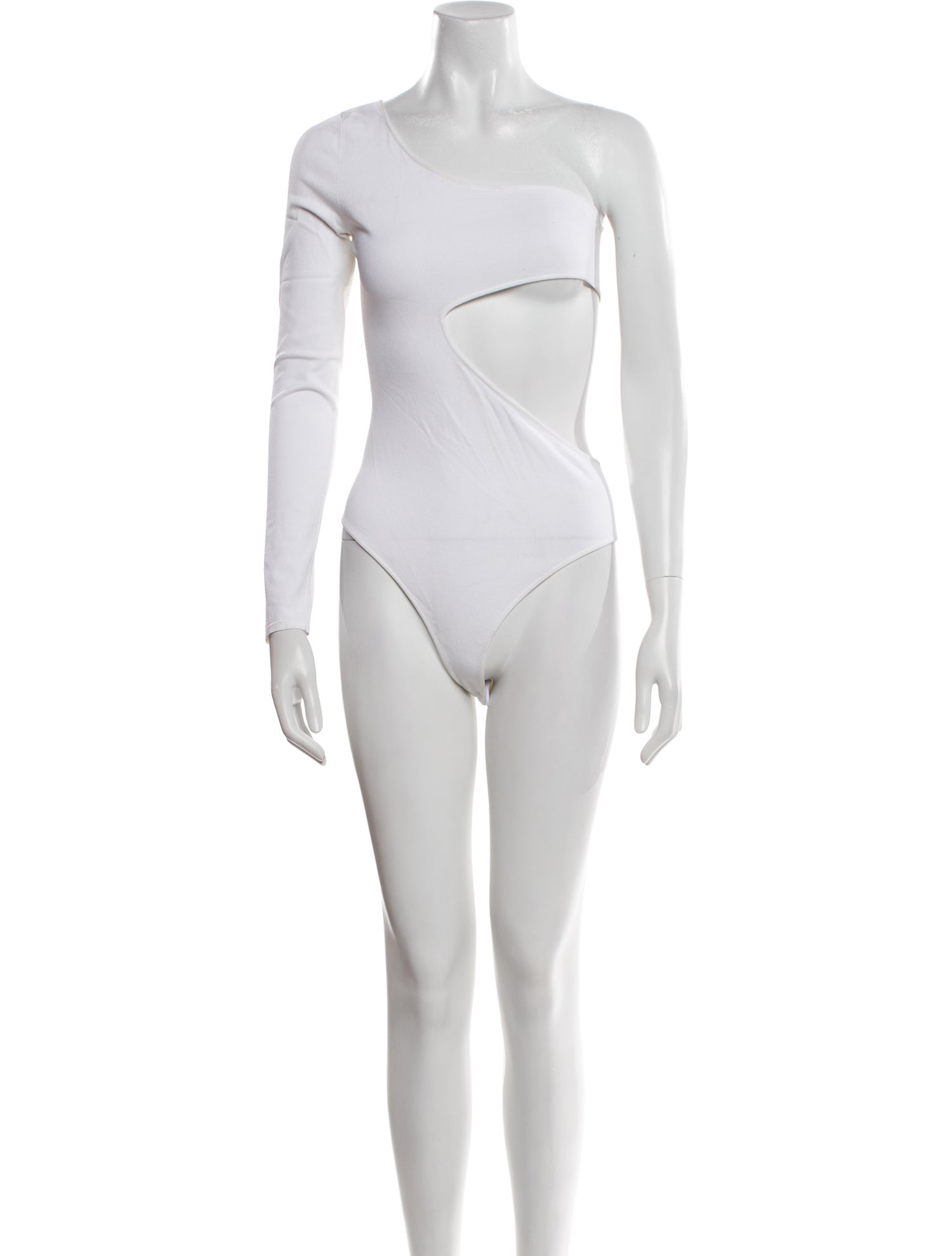 Tom Ford One-Shoulder Long Sleeve Bodysuit