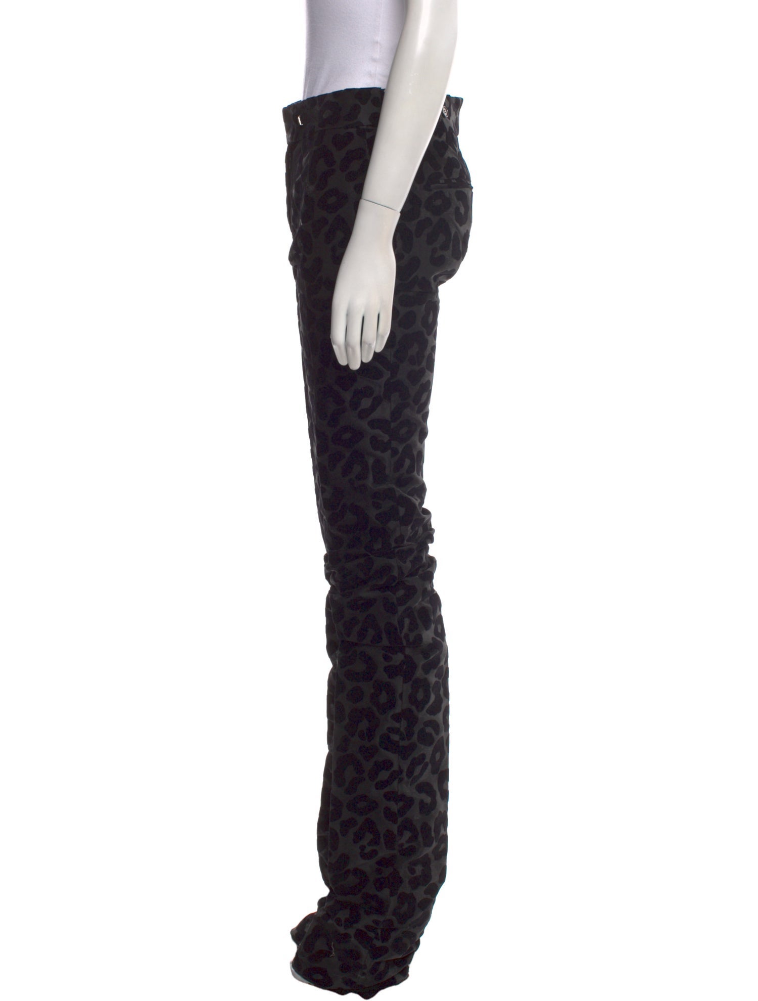 Tom Ford Animal Print Straight Leg Pants