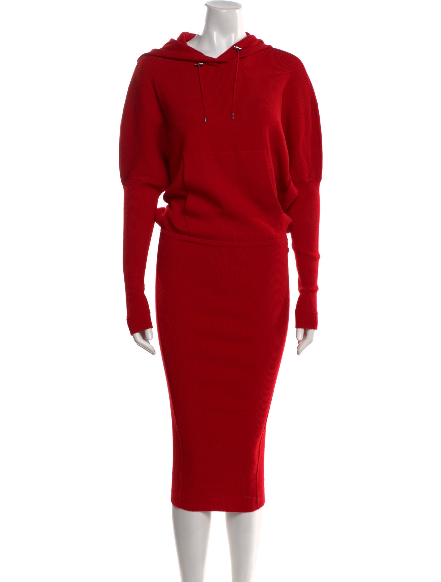 Tom Ford Cowl Neck Midi Length Dress