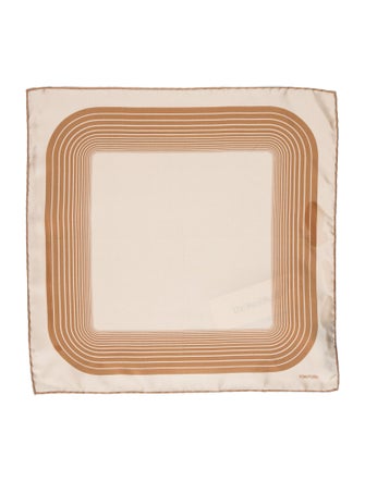 Tom Ford silk patterned pocket square