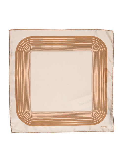 Tom Ford silk patterned pocket square