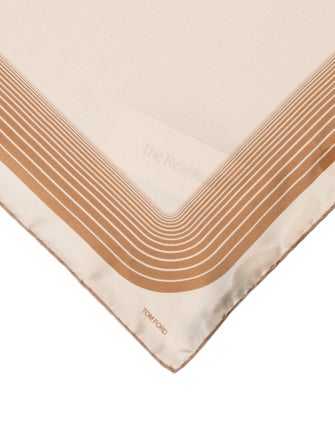 Tom Ford silk patterned pocket square