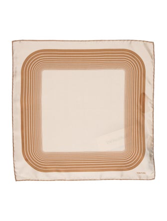 Tom Ford silk patterned pocket square