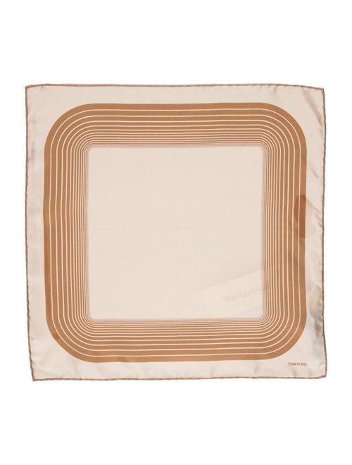 Tom Ford silk patterned pocket square