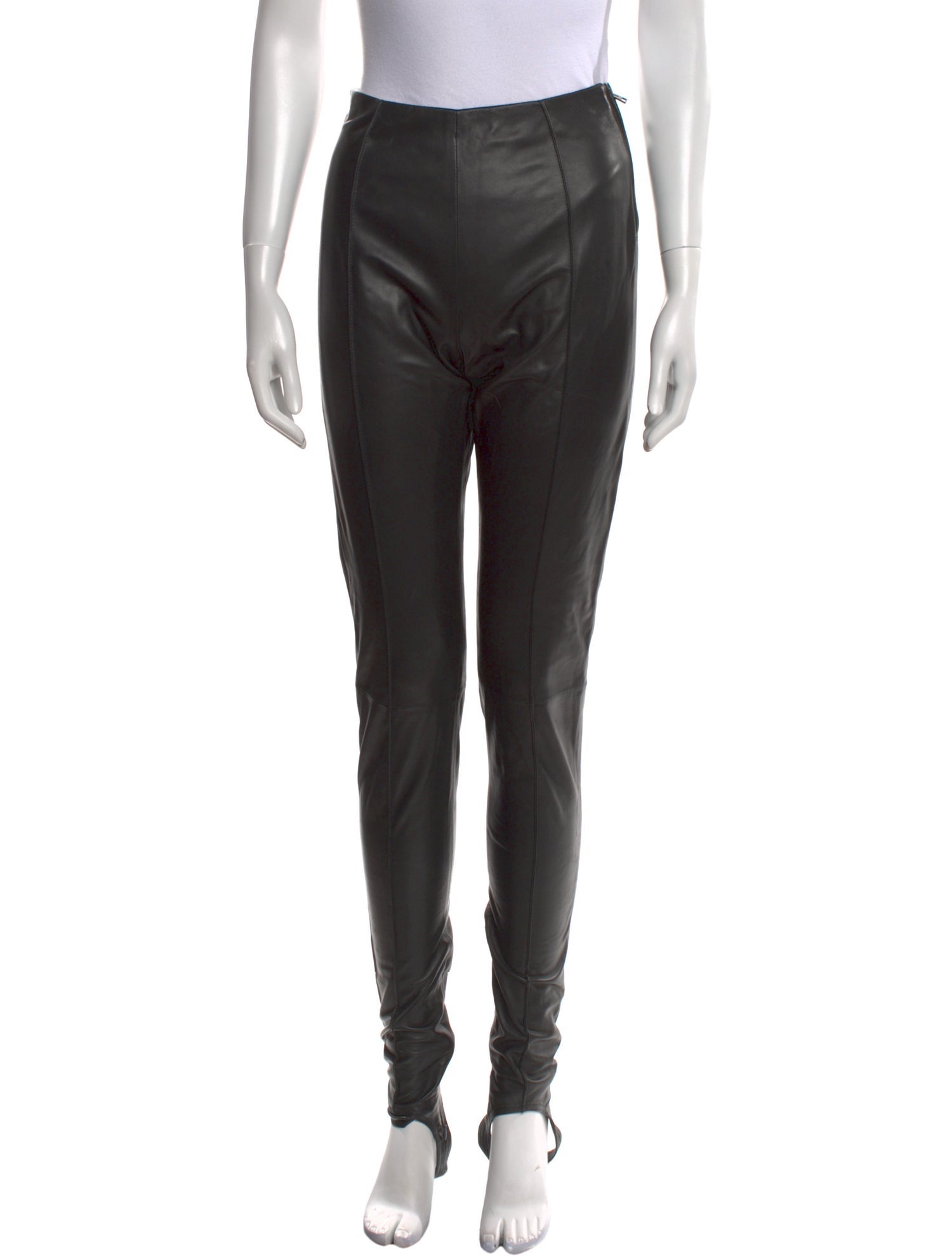Tom Ford Lamb Leather Skinny Leg Pants