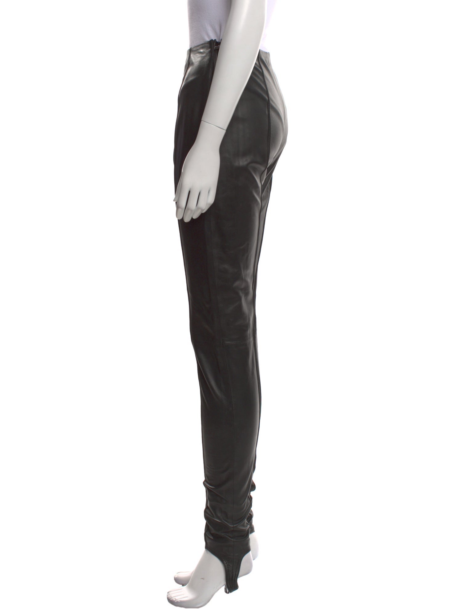 Tom Ford Lamb Leather Skinny Leg Pants