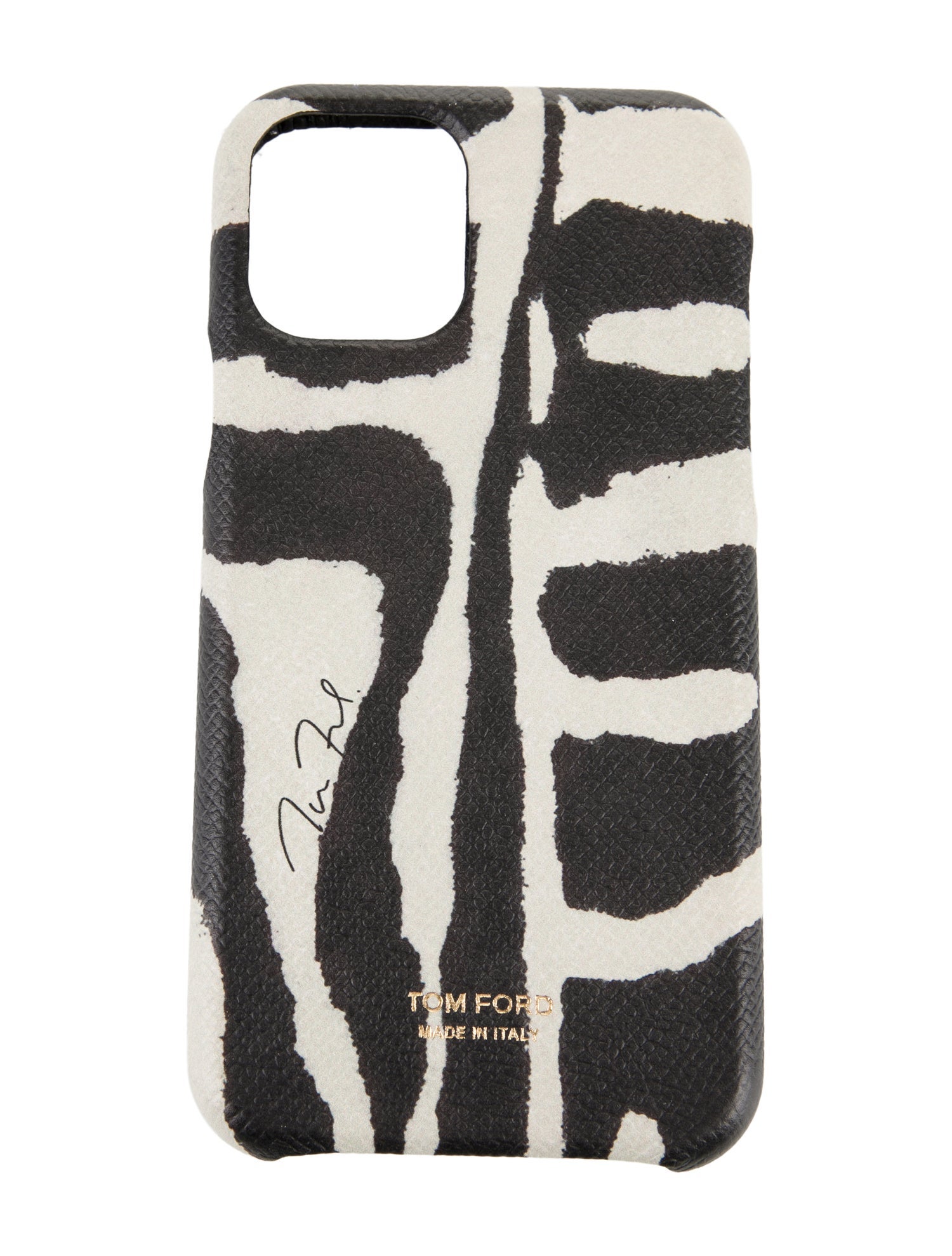 Tom Ford patterned leather phone case