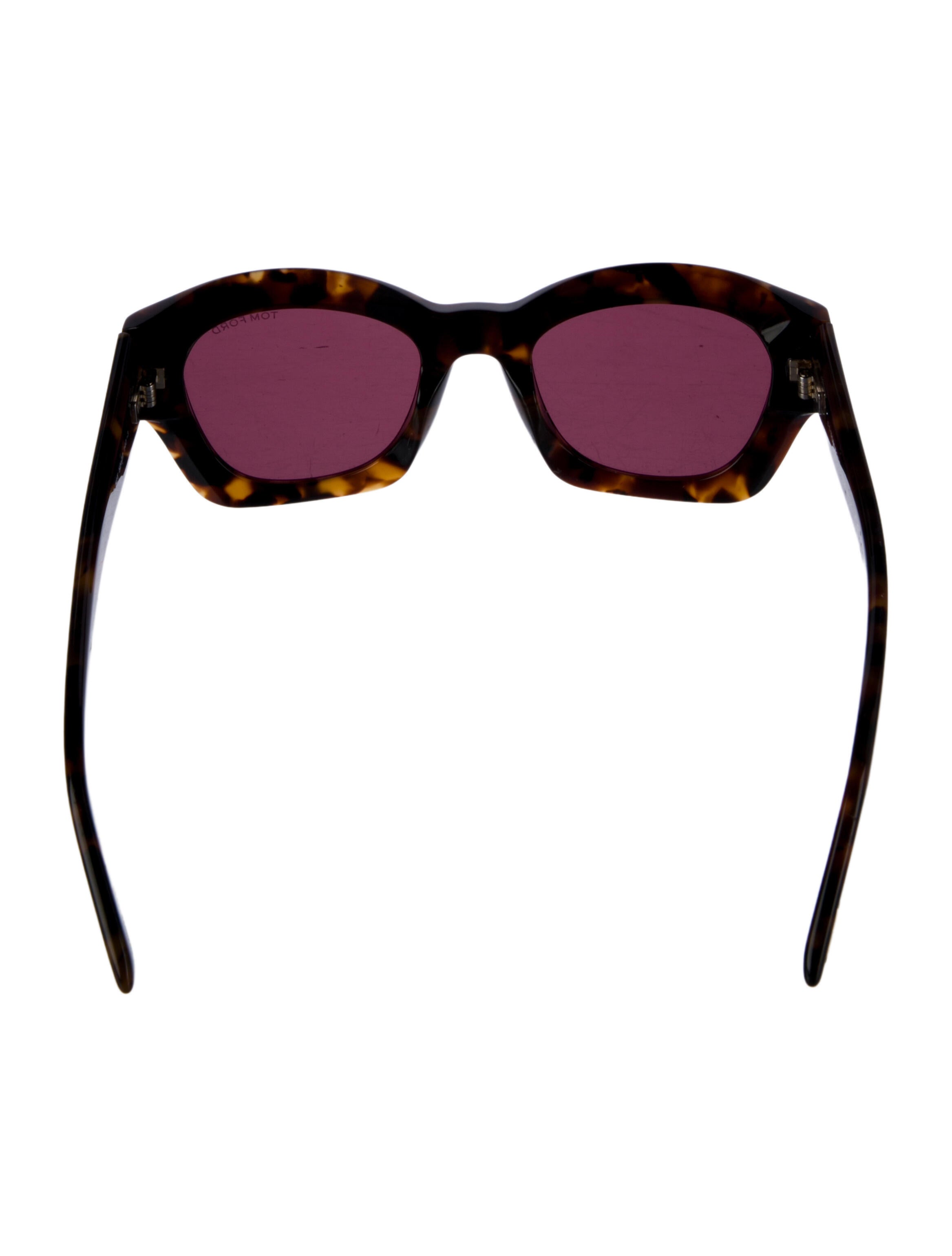 Tom Ford Square Tinted Sunglasses