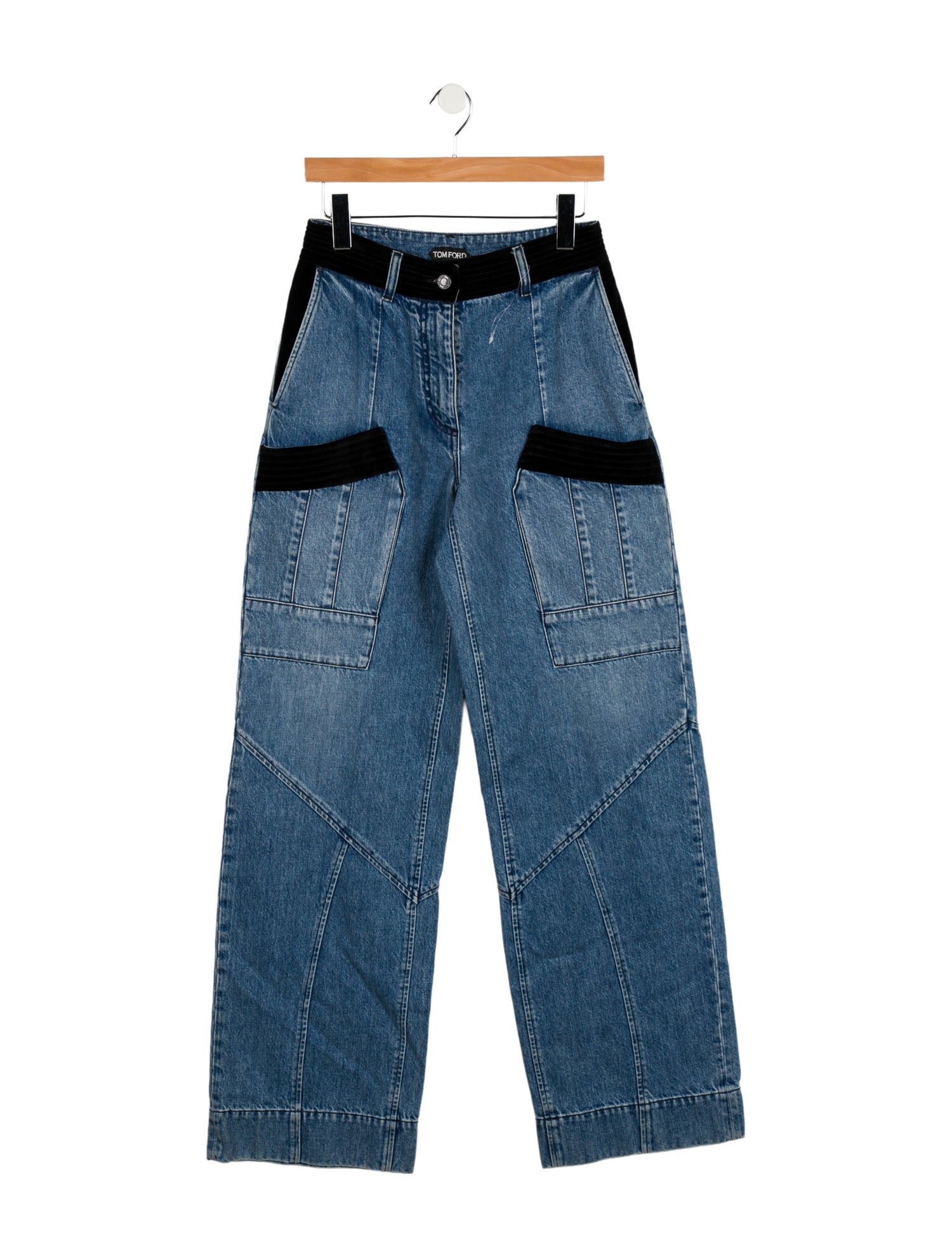 Tom Ford High-Rise Wide Leg Jeans