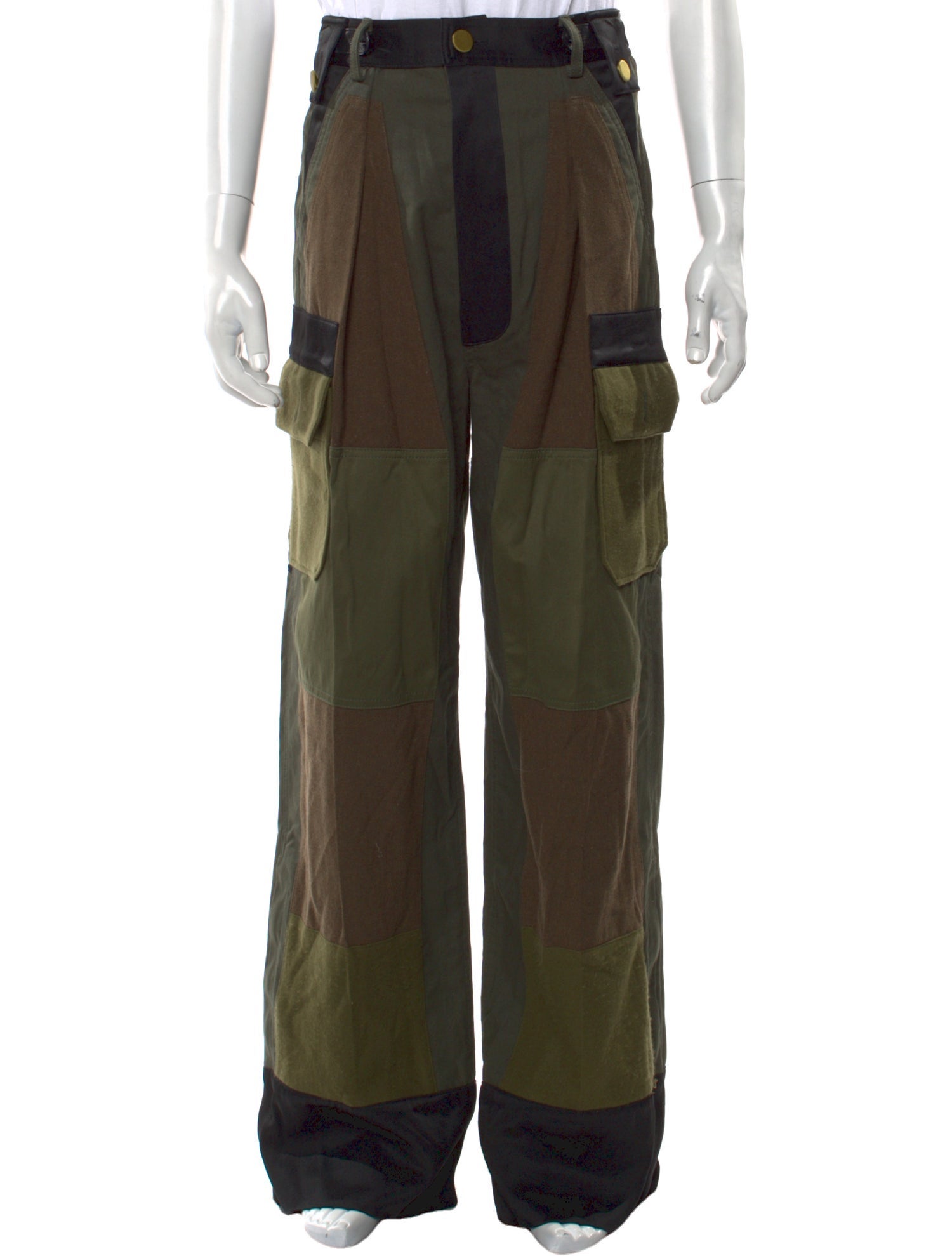 Tom Ford Colorblock Pattern Cargo Pants