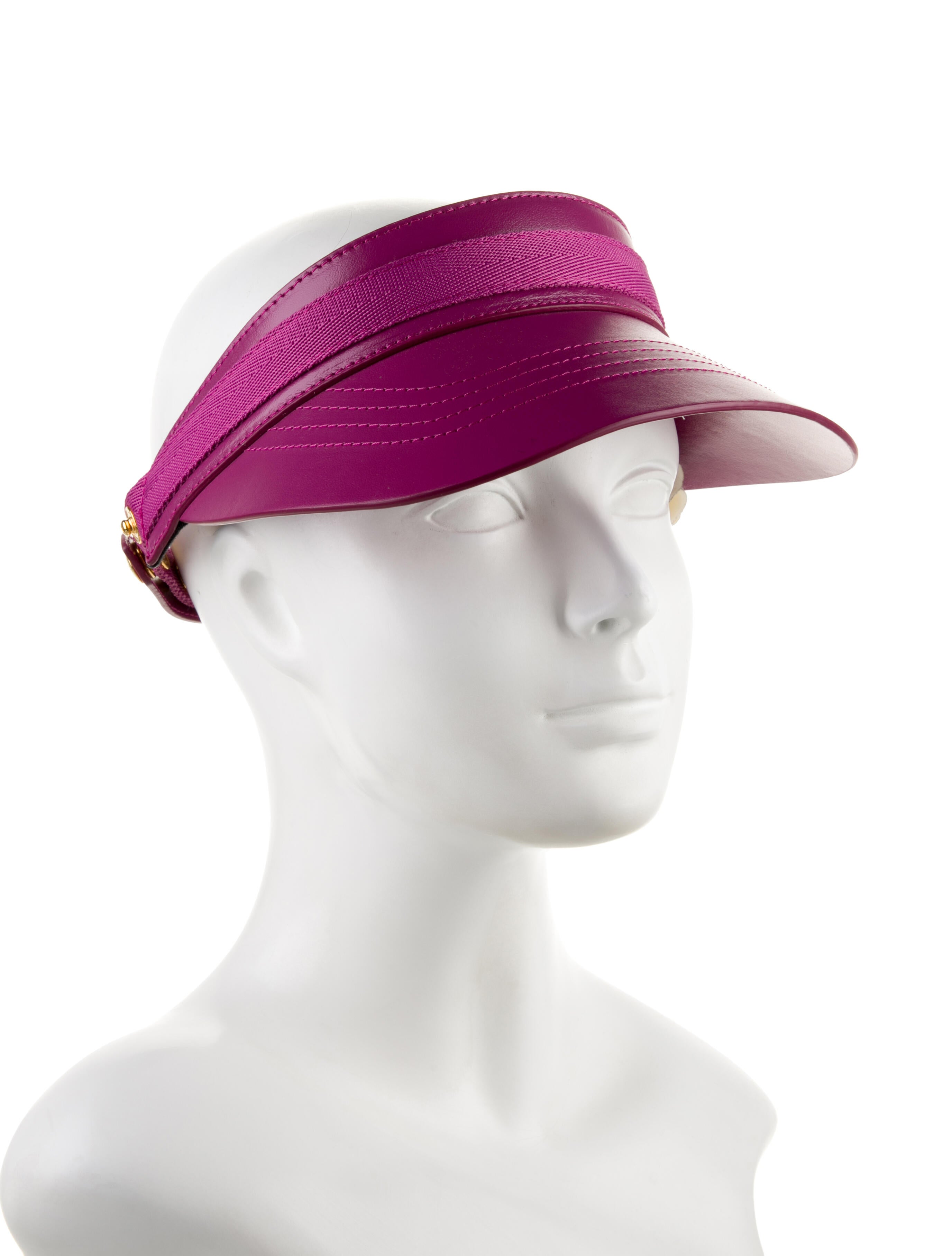 Tom Ford leather visor hat