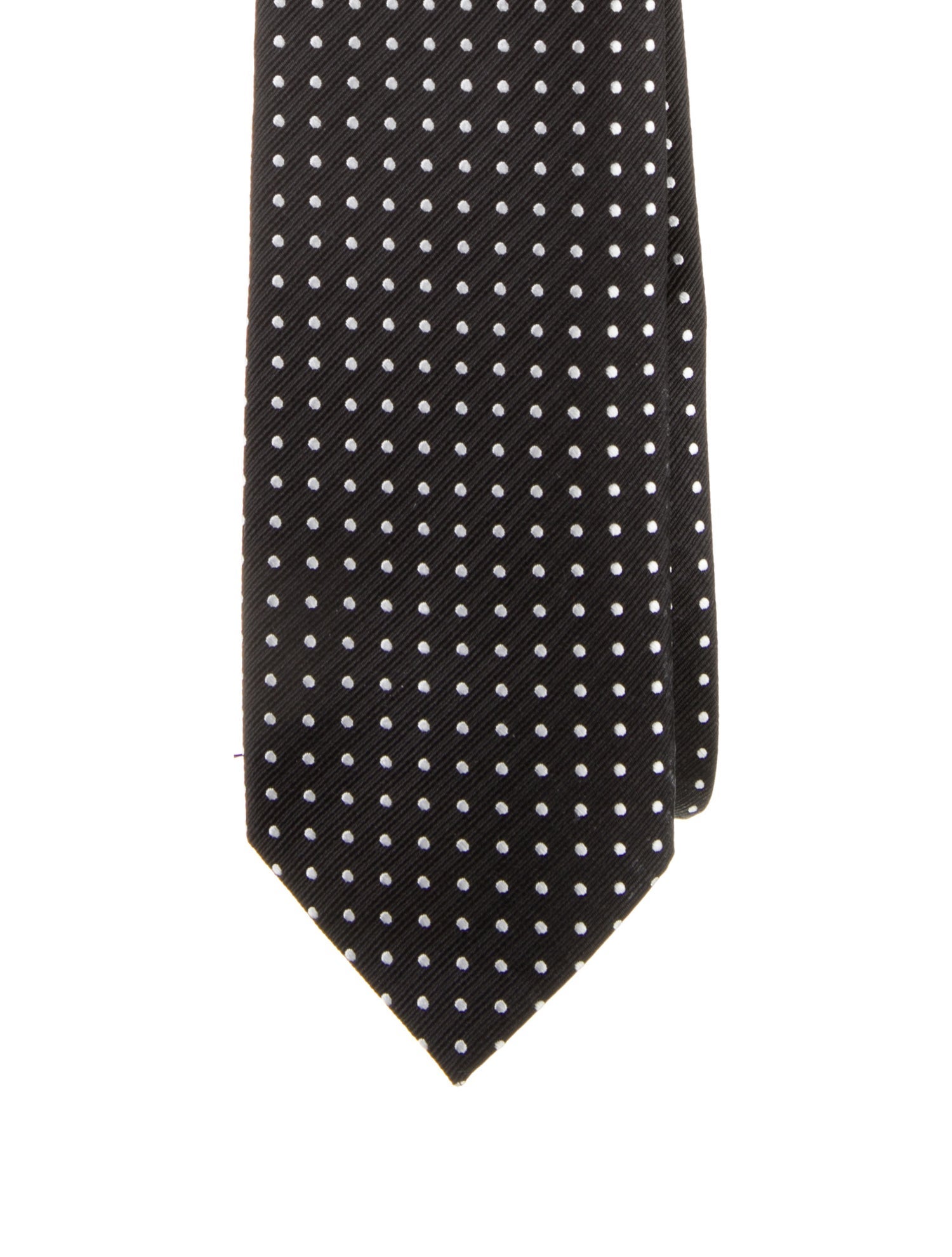 Junya Watanabe Comme des Garçons Polka Dot Silk Tie - Blue
