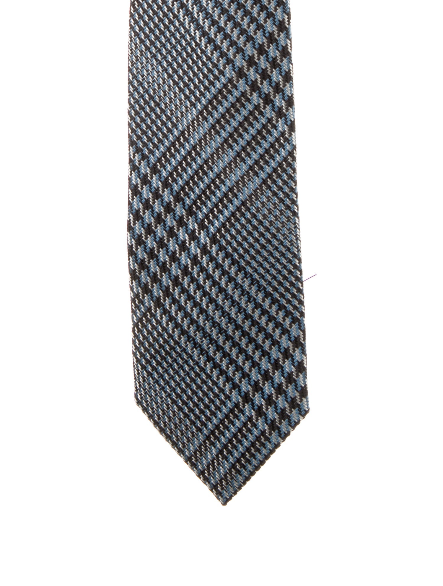 Junya Watanabe Comme des Garçons Polka Dot Silk Tie - Blue
