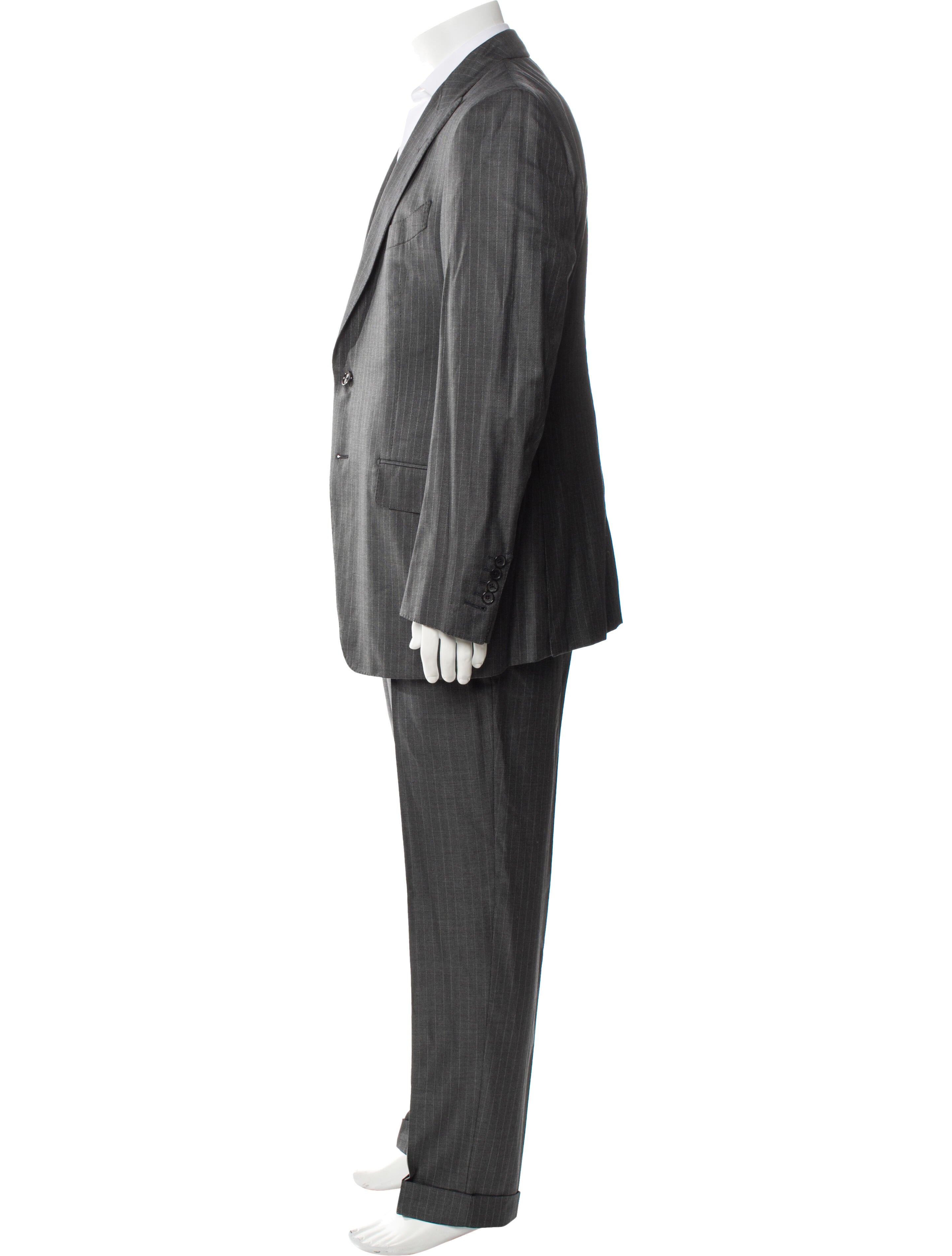 Tom Ford Silk Striped Three-Piece Suit