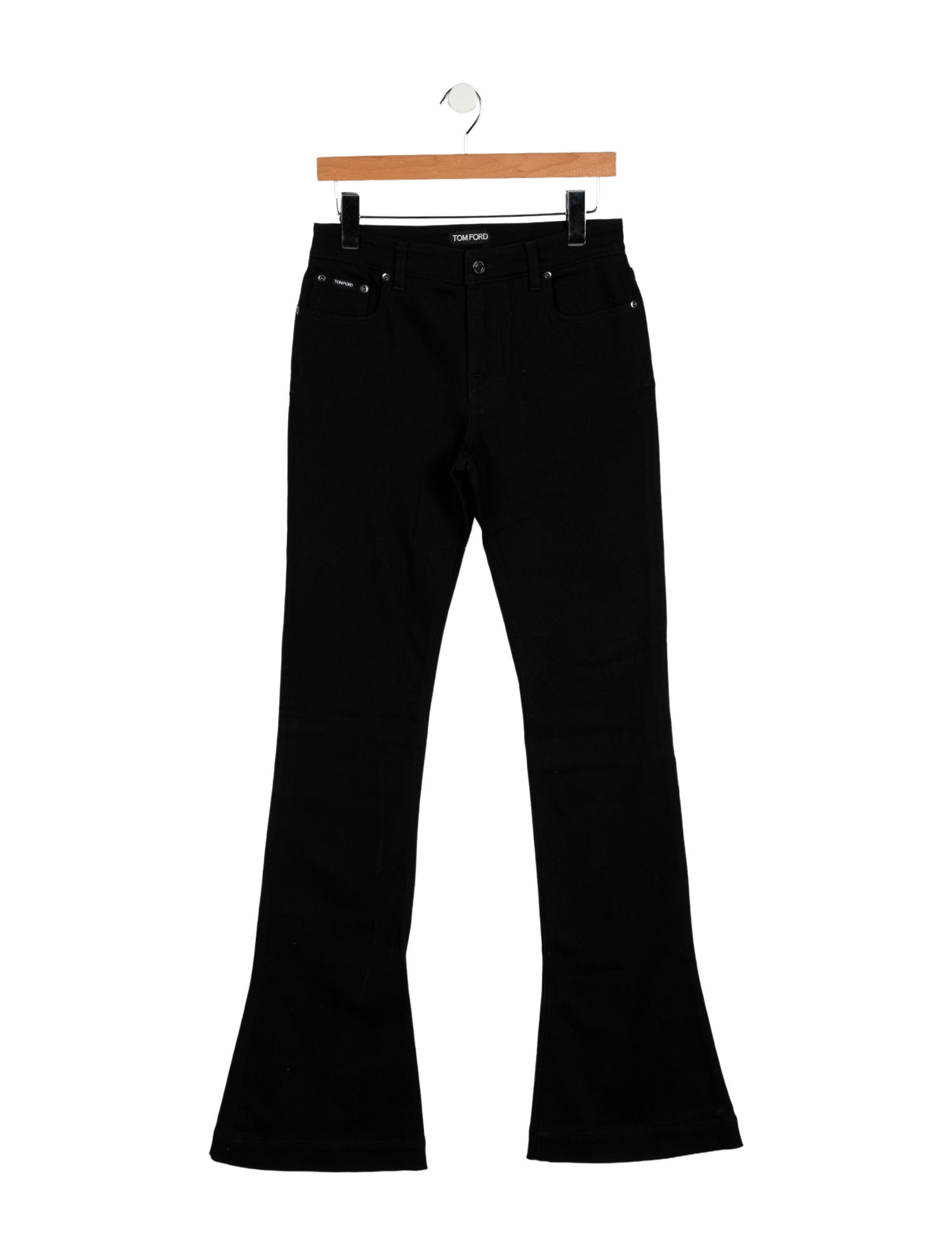 Tom Ford Mid-Rise Wide Leg Jeans