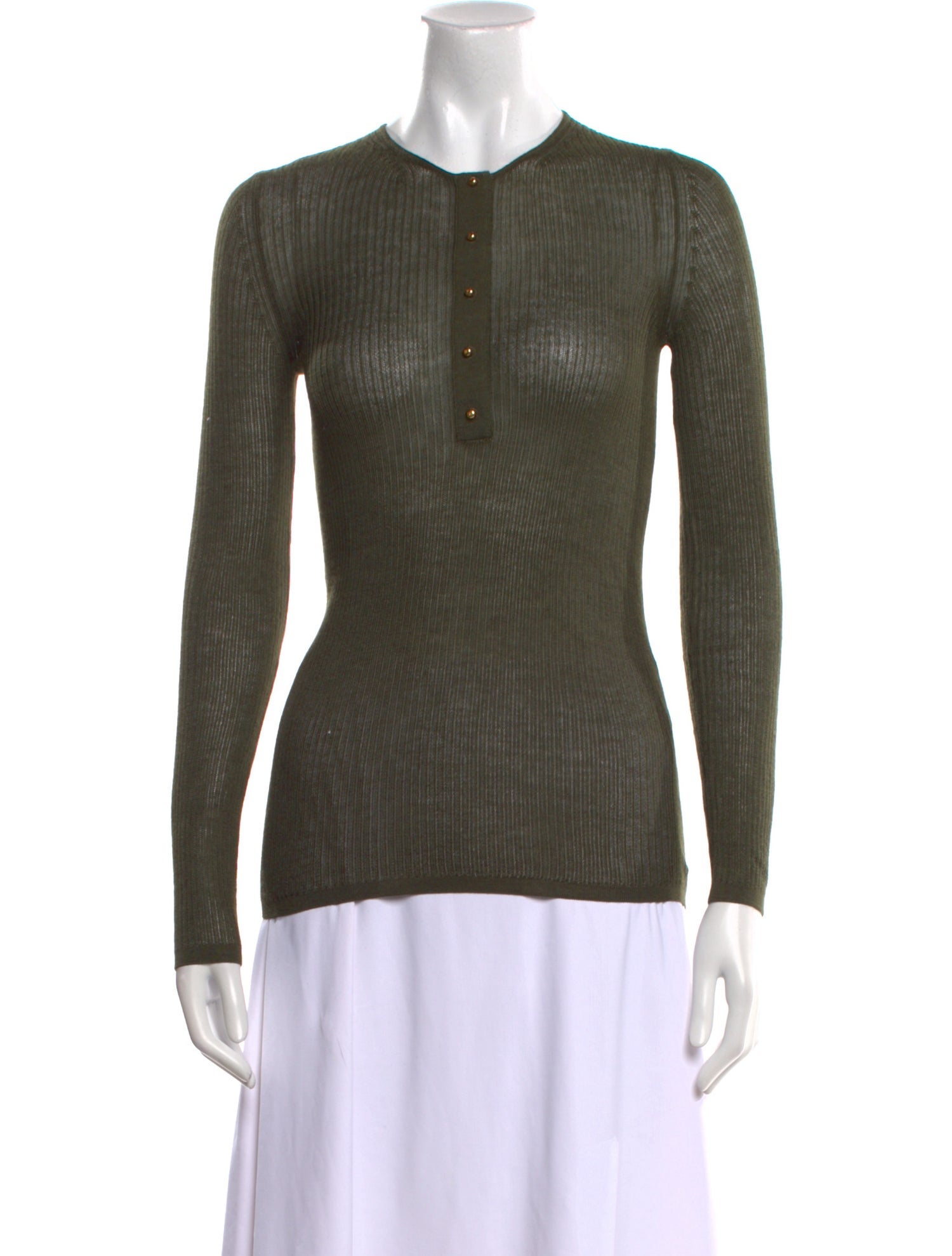 Tom Ford Crew Neck Long Sleeve Top