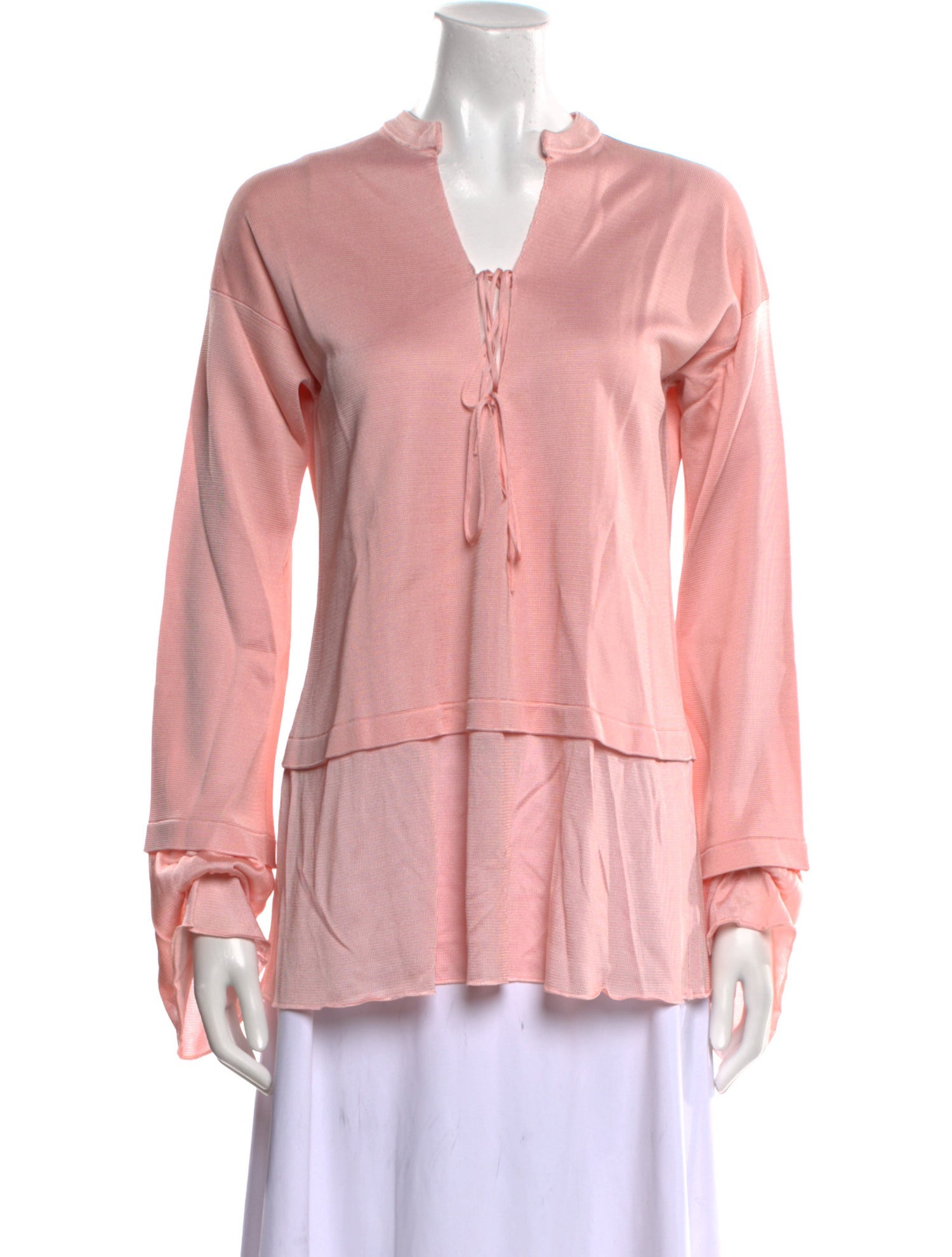 Tom Ford V-Neck Long Sleeve Blouse