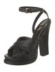 Tom Ford Leather Cutout Accent Sandals
