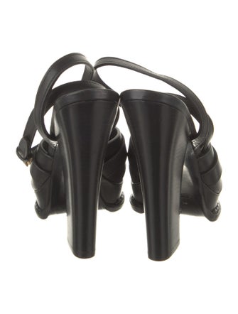 Tom Ford Leather Cutout Accent Sandals