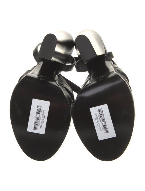 Tom Ford Leather Cutout Accent Sandals