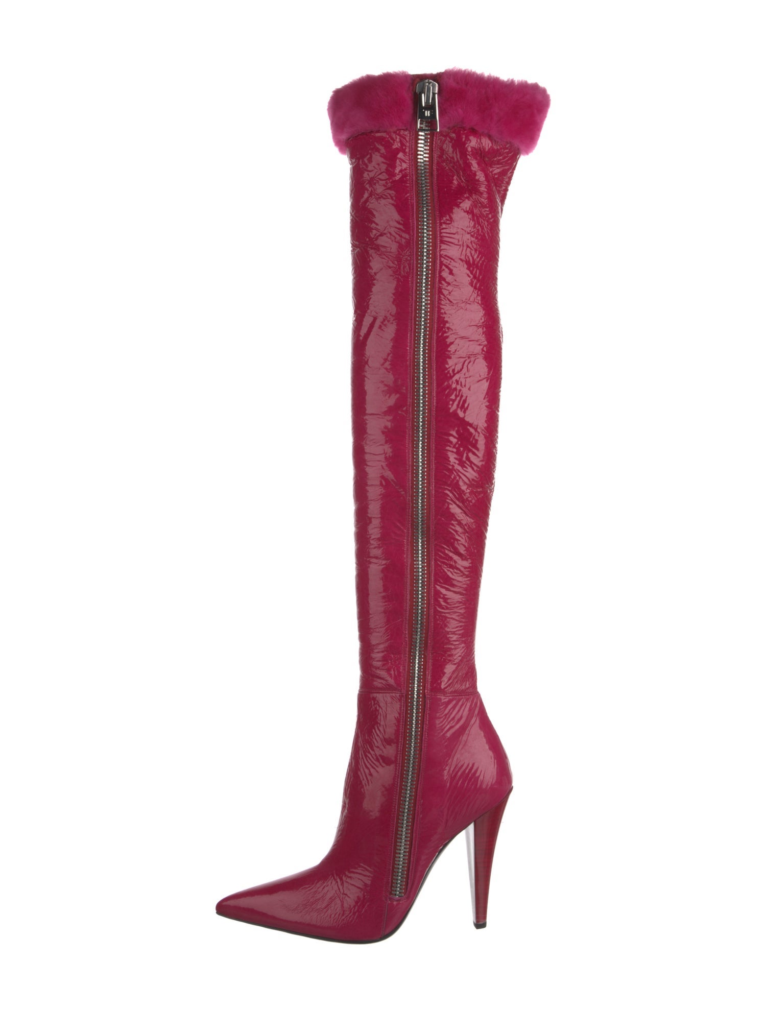 Tom Ford Patent Leather Sock Boots
