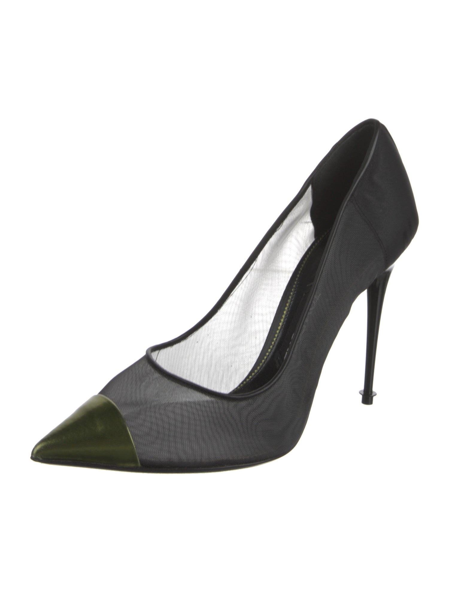 Tom Ford Mesh Colorblock Pattern Pumps