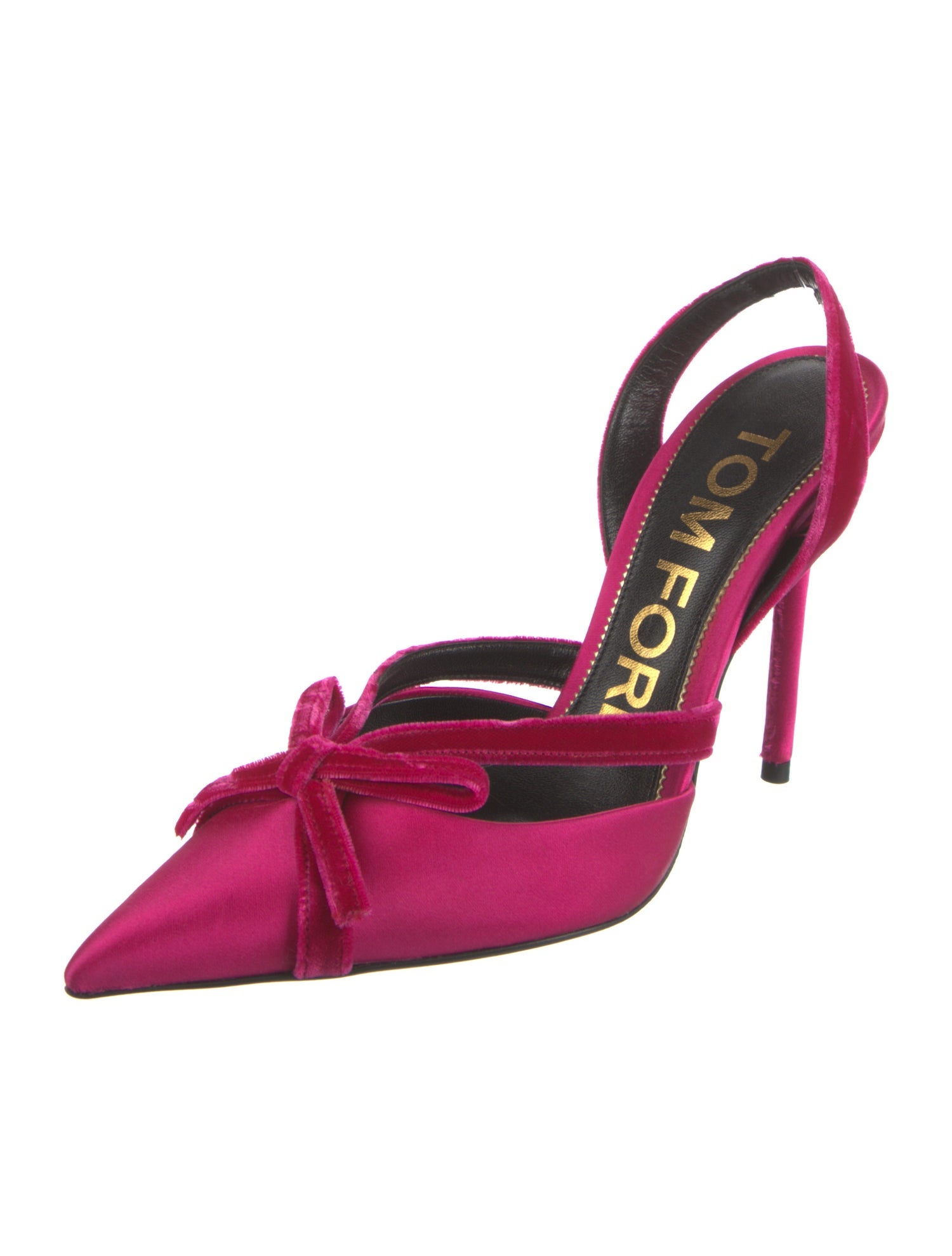 Tom Ford Satin Slingback Pumps