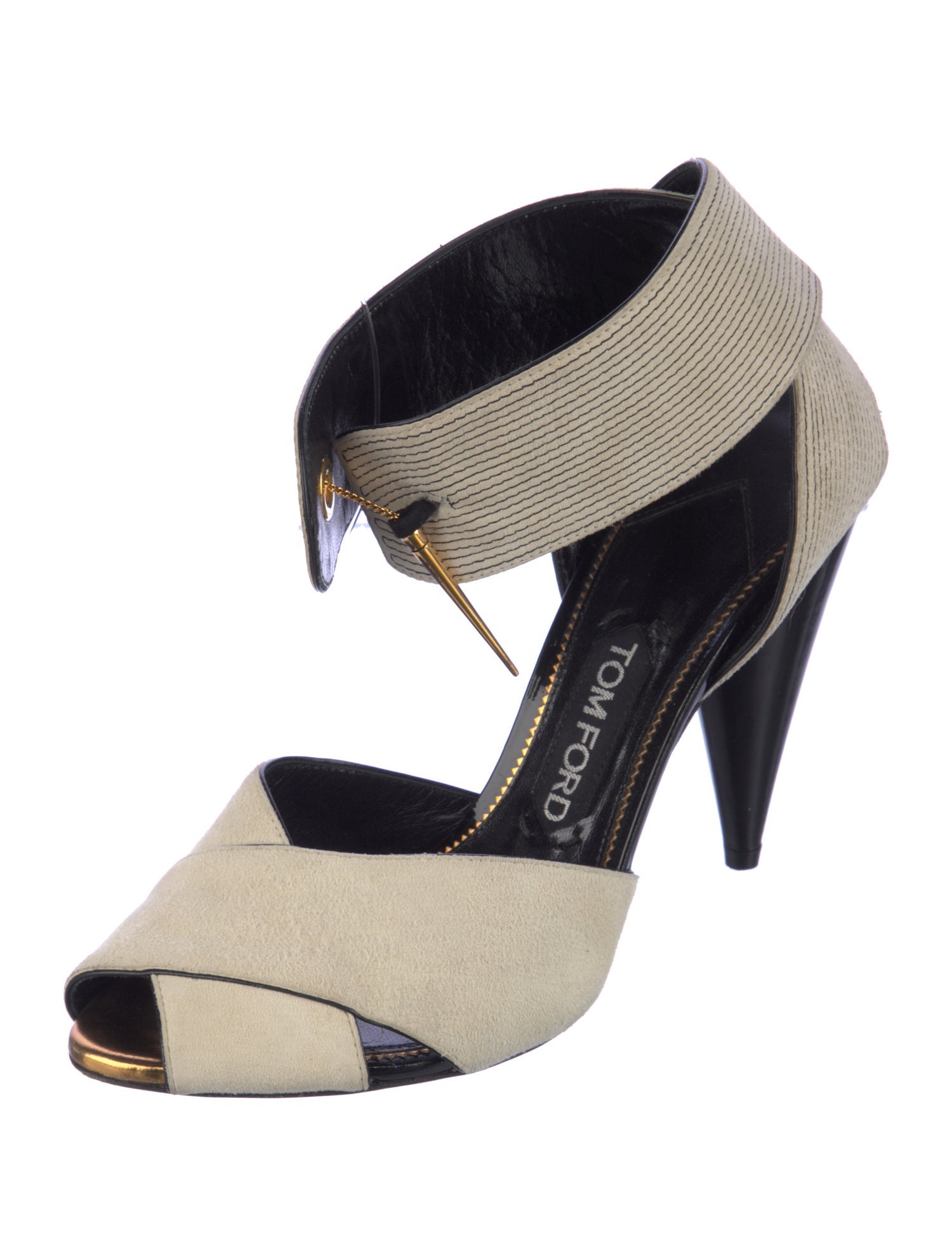 Tom Ford Suede D'Orsay Pumps