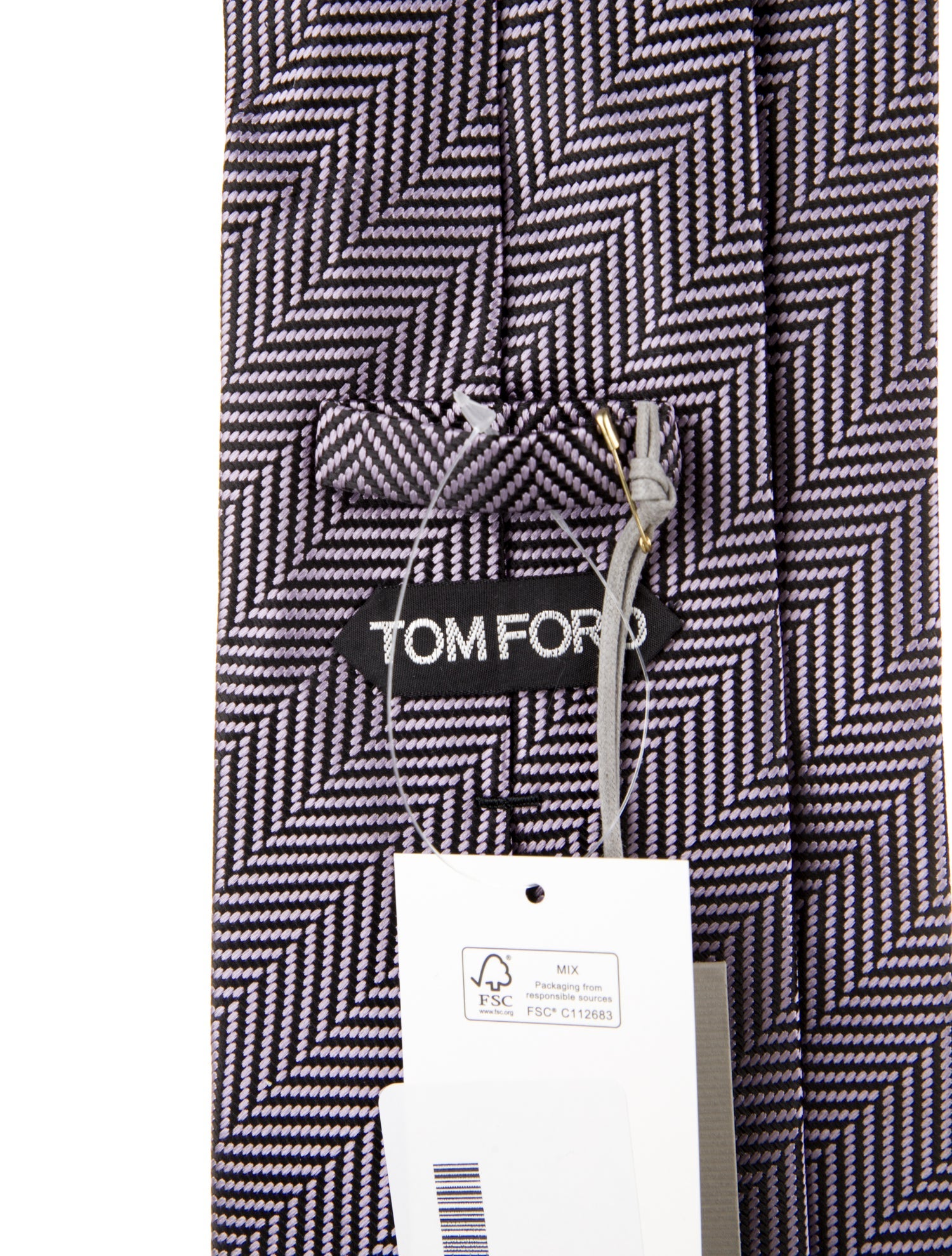 Tom Ford pattern silk tie