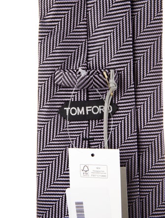 Tom Ford pattern silk tie