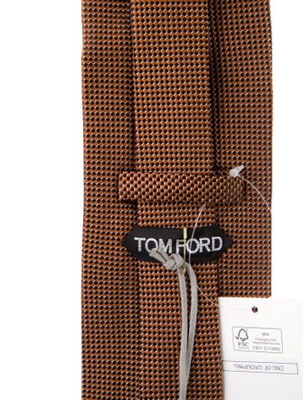 Tom Ford pattern silk tie