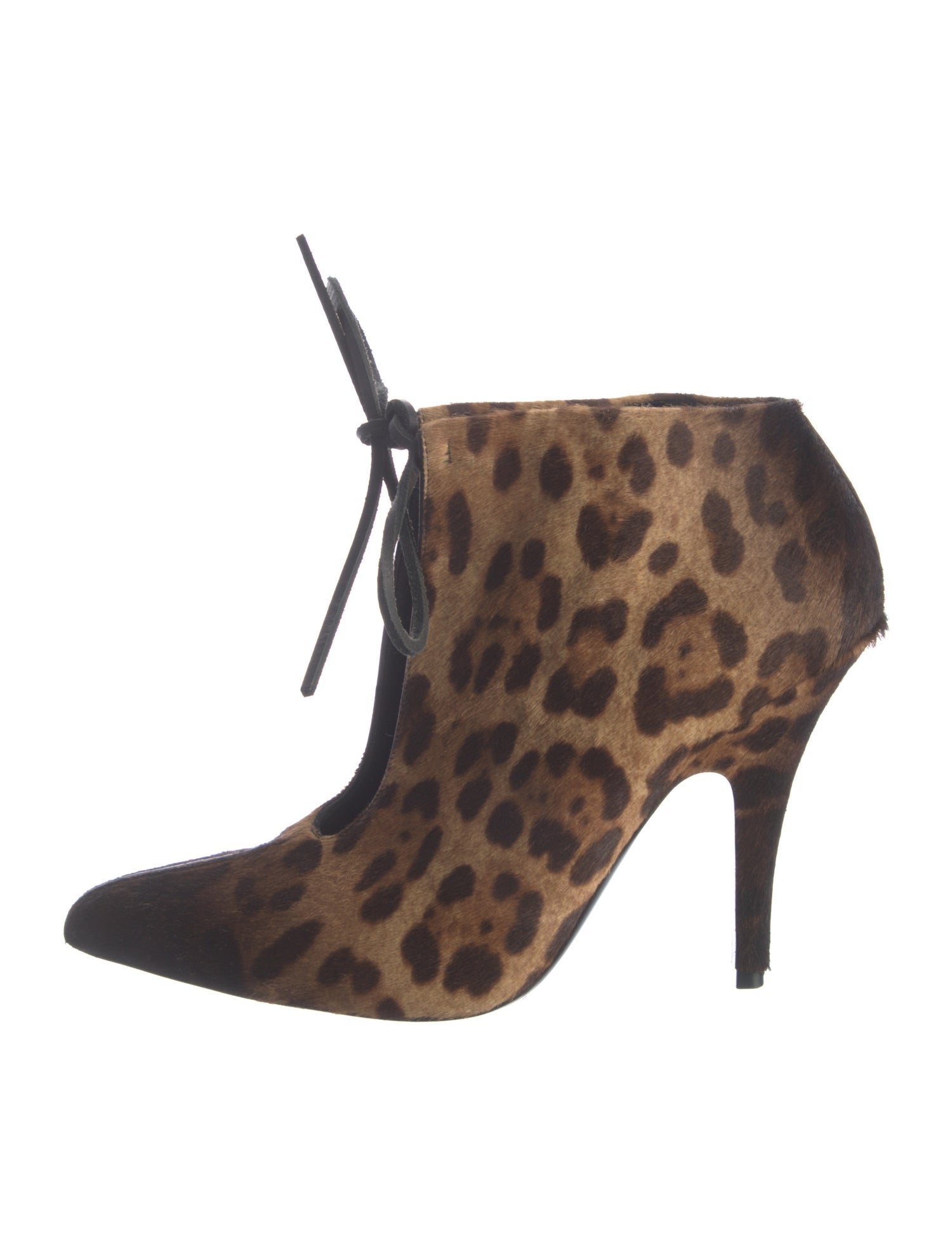 Tom Ford Ponyhair Animal Print Mules