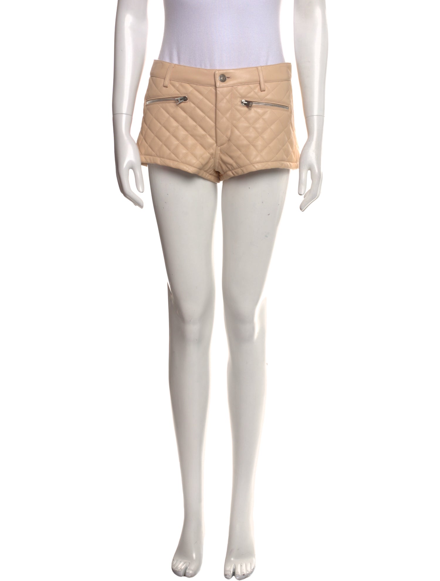 Tom Ford Lamb Leather Mini Shorts