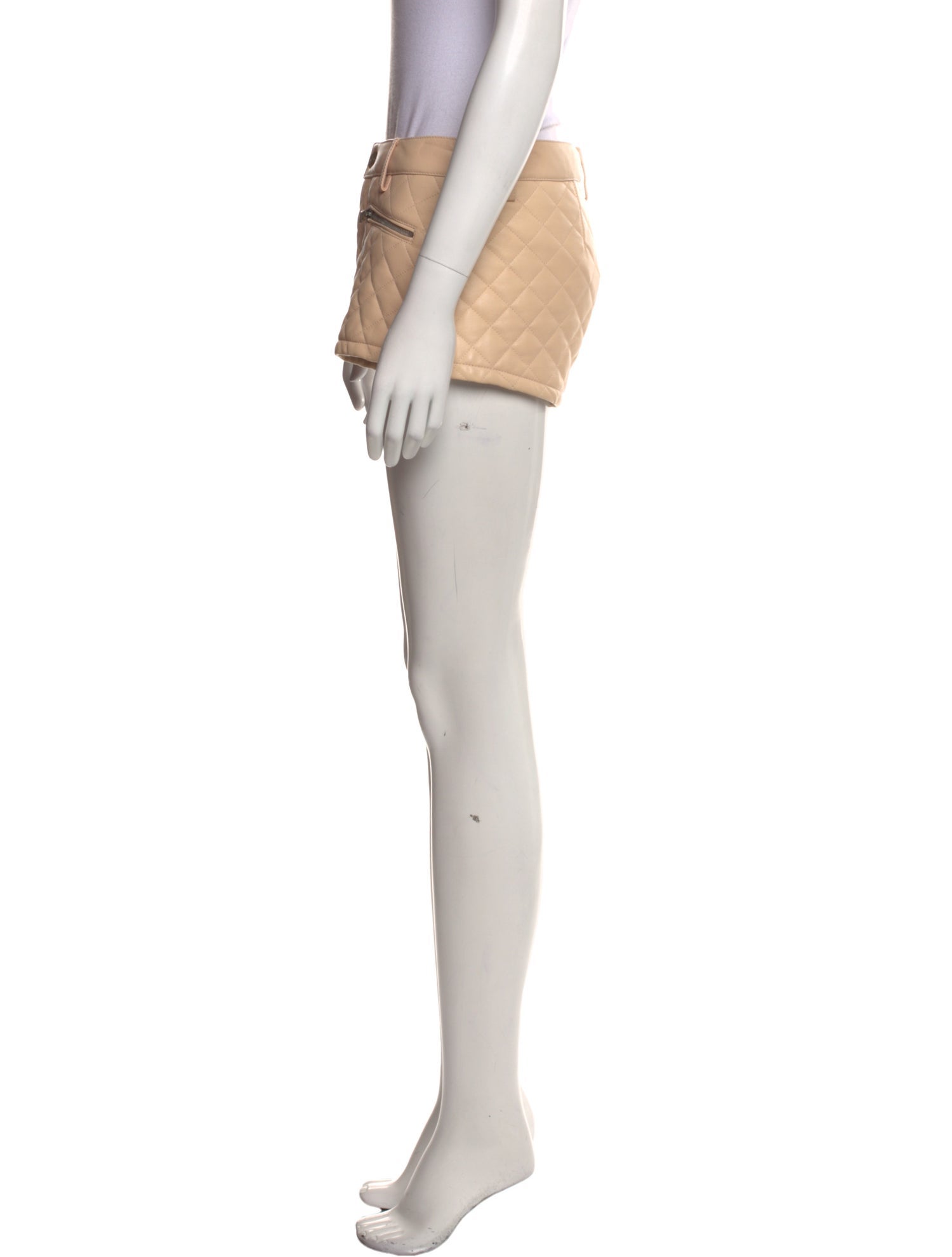 Tom Ford Lamb Leather Mini Shorts