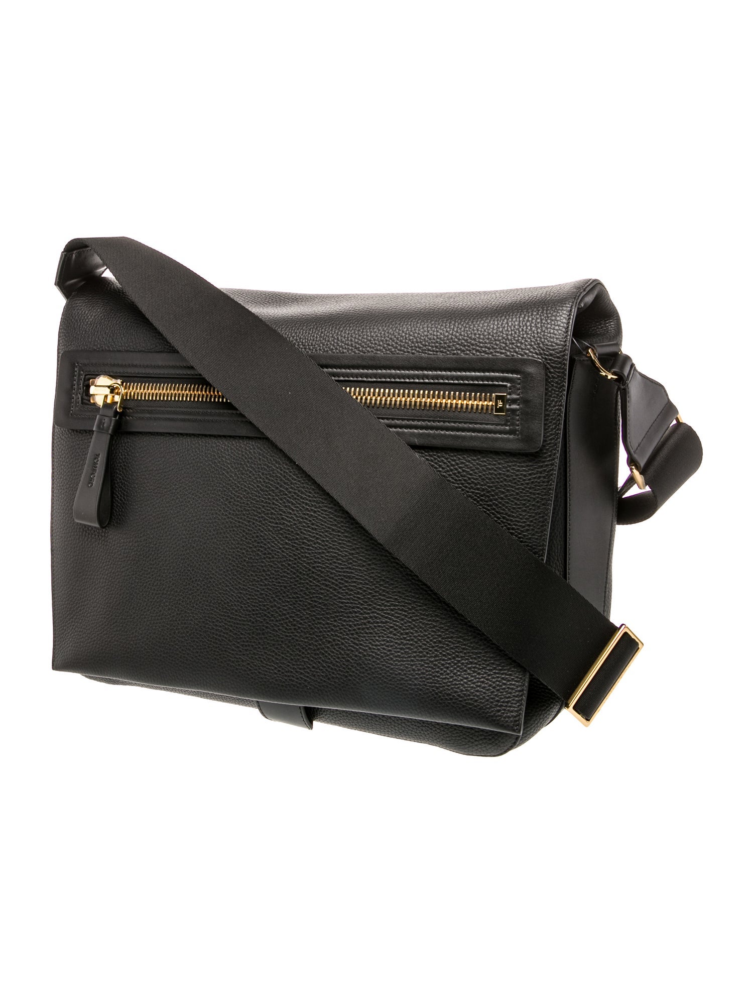 Tom Ford Leather Messenger Bag